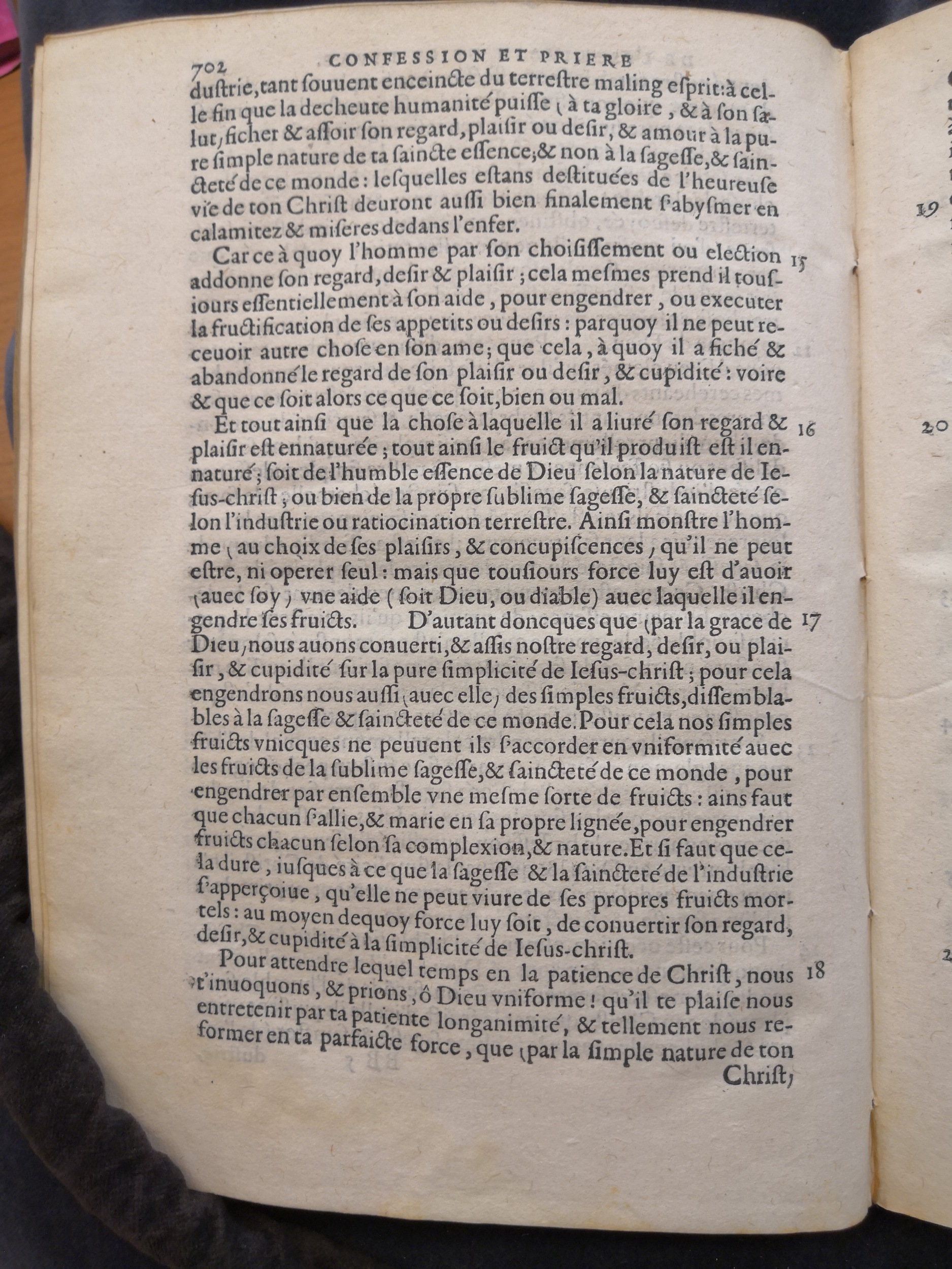1581c. - Christophe Plantin - Le Livre des témoignages du Trésor caché au champ (Livres 2, 4, 6 et 7) - Anvers Musée Plantin Moretus
