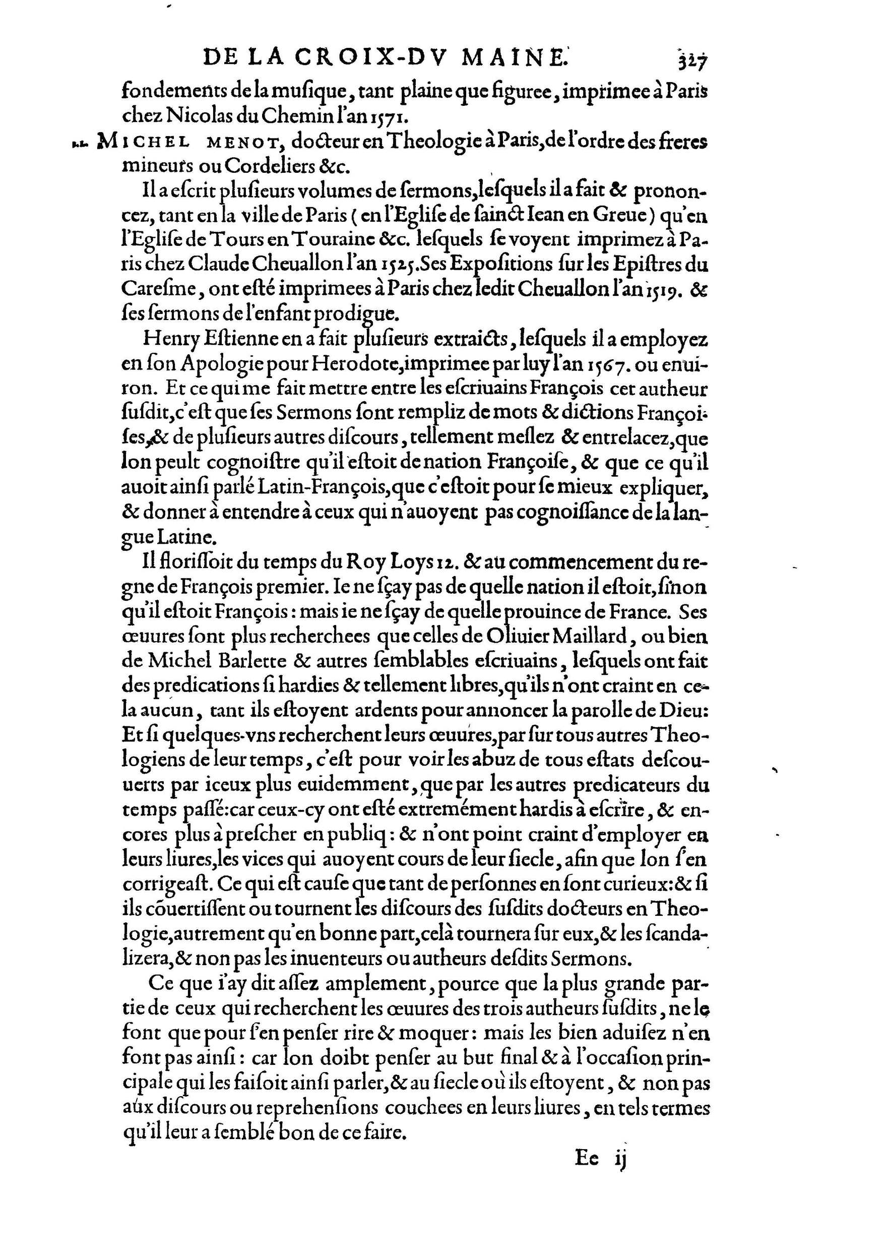 1584 - Abel L&#039;Angelier - Bibliothèques françaises - BnF