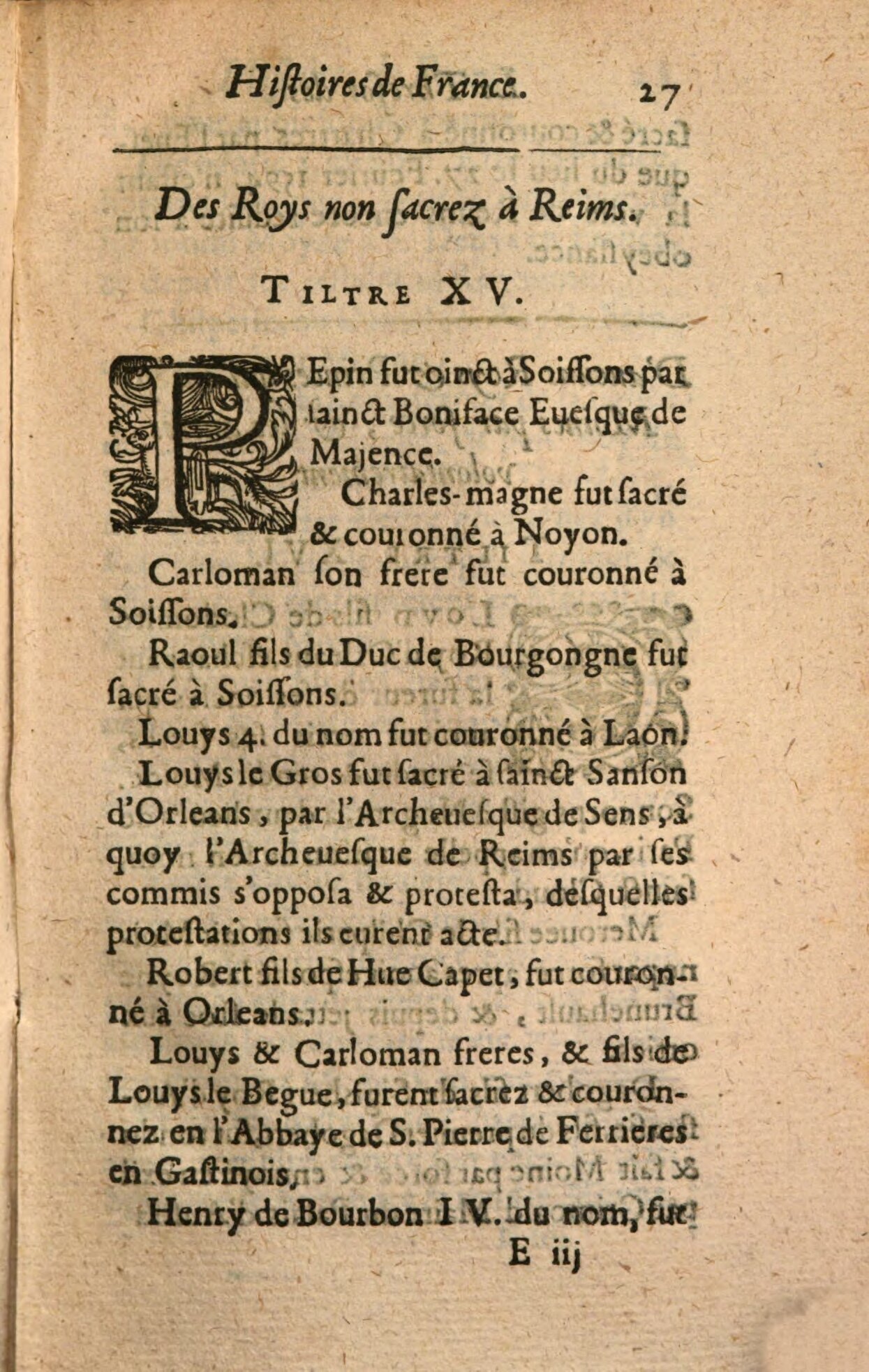 1639 - Jean Corrozet - Trésor des histoires de France - BSB Munich 1639 - Jean Corrozet - Trésor des histoires de France - BSB Munich