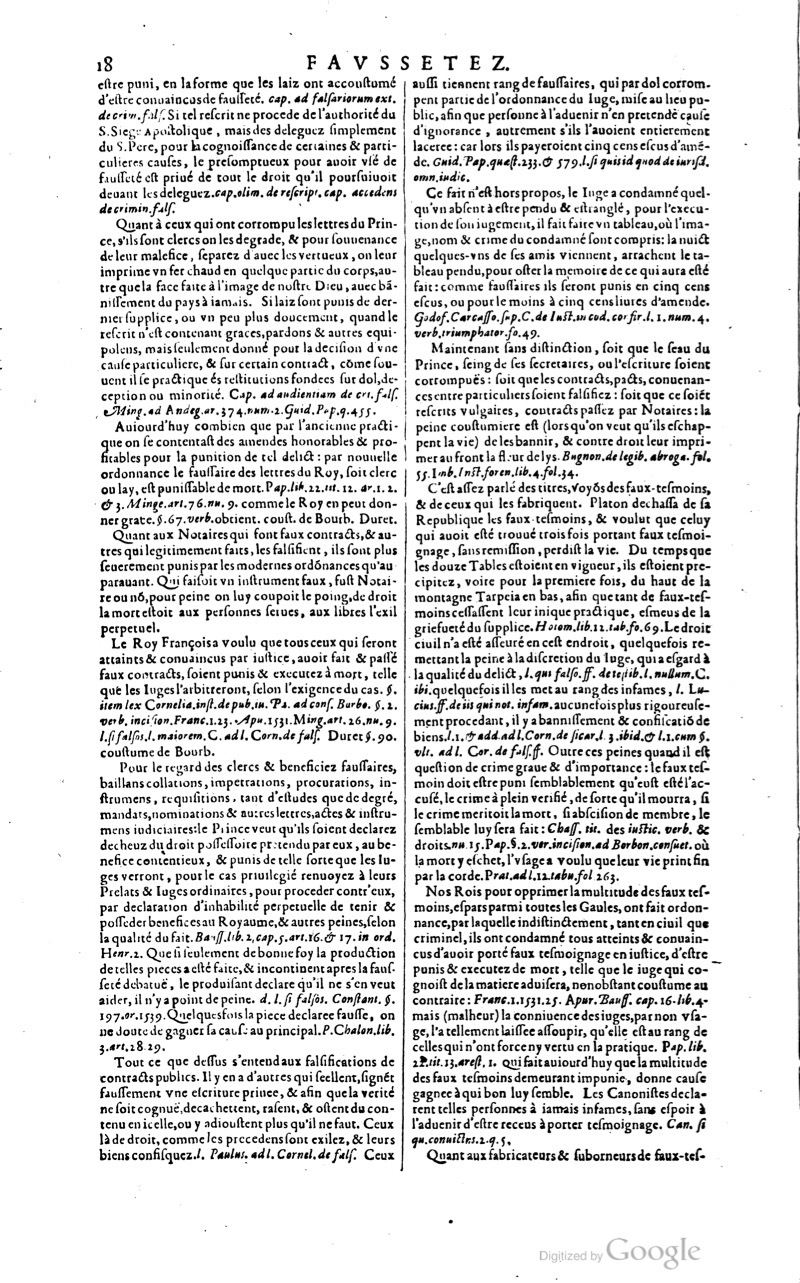 1629 - Veuve Nicolas Buon - Trésor du droit français (21754 T. 2) - BM Lyon