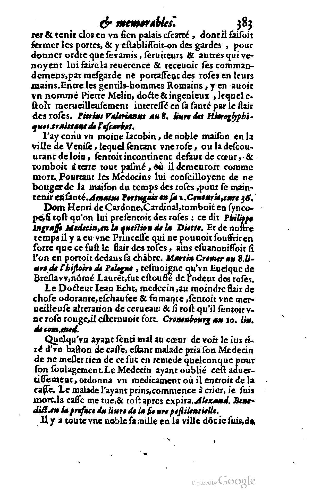 1620 - Samuel Crespin - Trésor d’histoires admirables et mémorables - BCU Lausanne