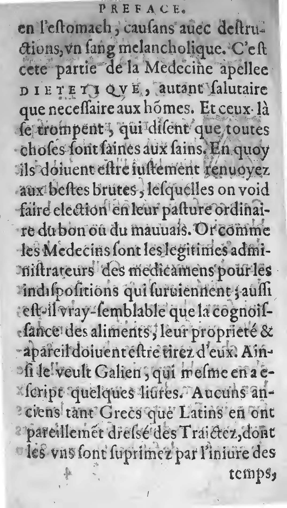 1607 - Étienne Servain et Jean Antoine Huguetan - Trésor de santé ou ménage de la vie humaine - BIU Santé