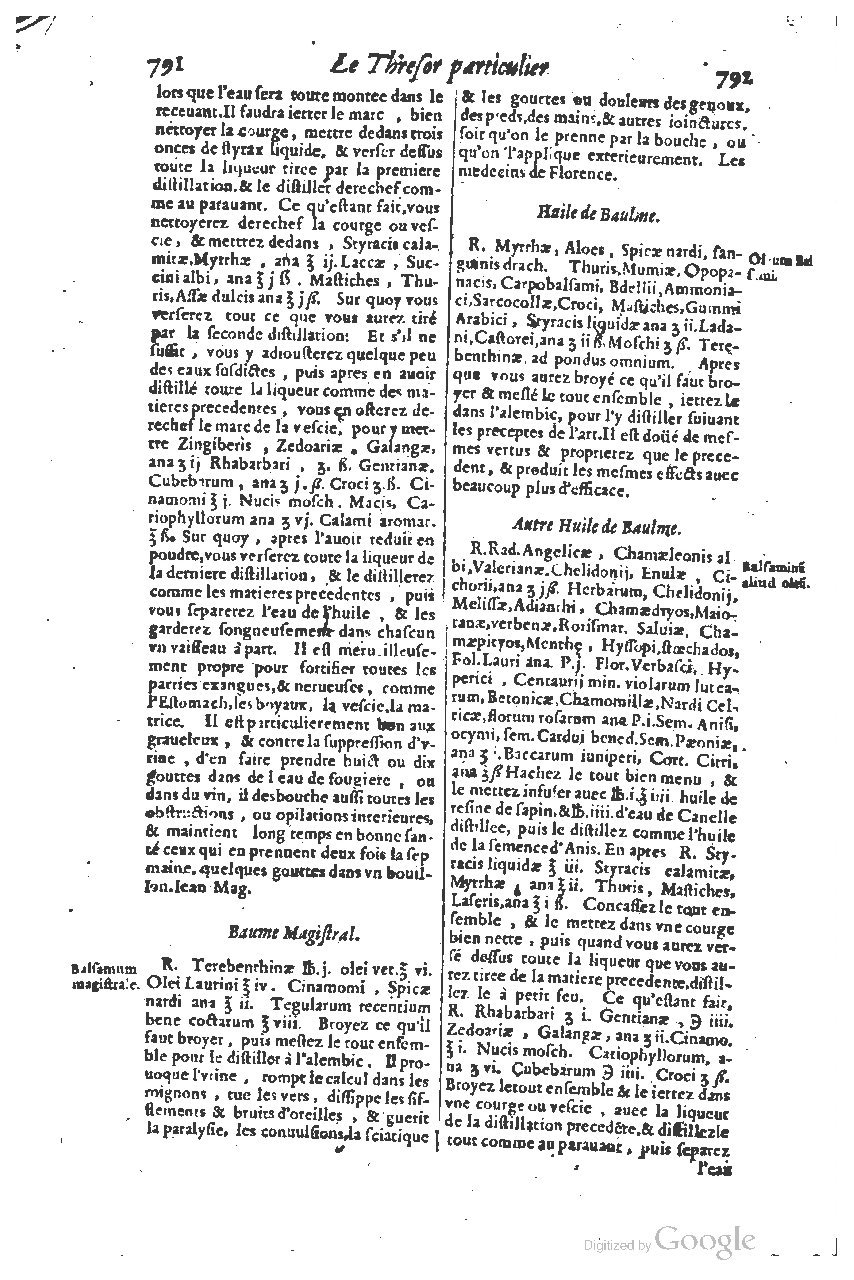 1616 - Étienne Gamonet - Grand trésor ou dispensaire - BSB Munich