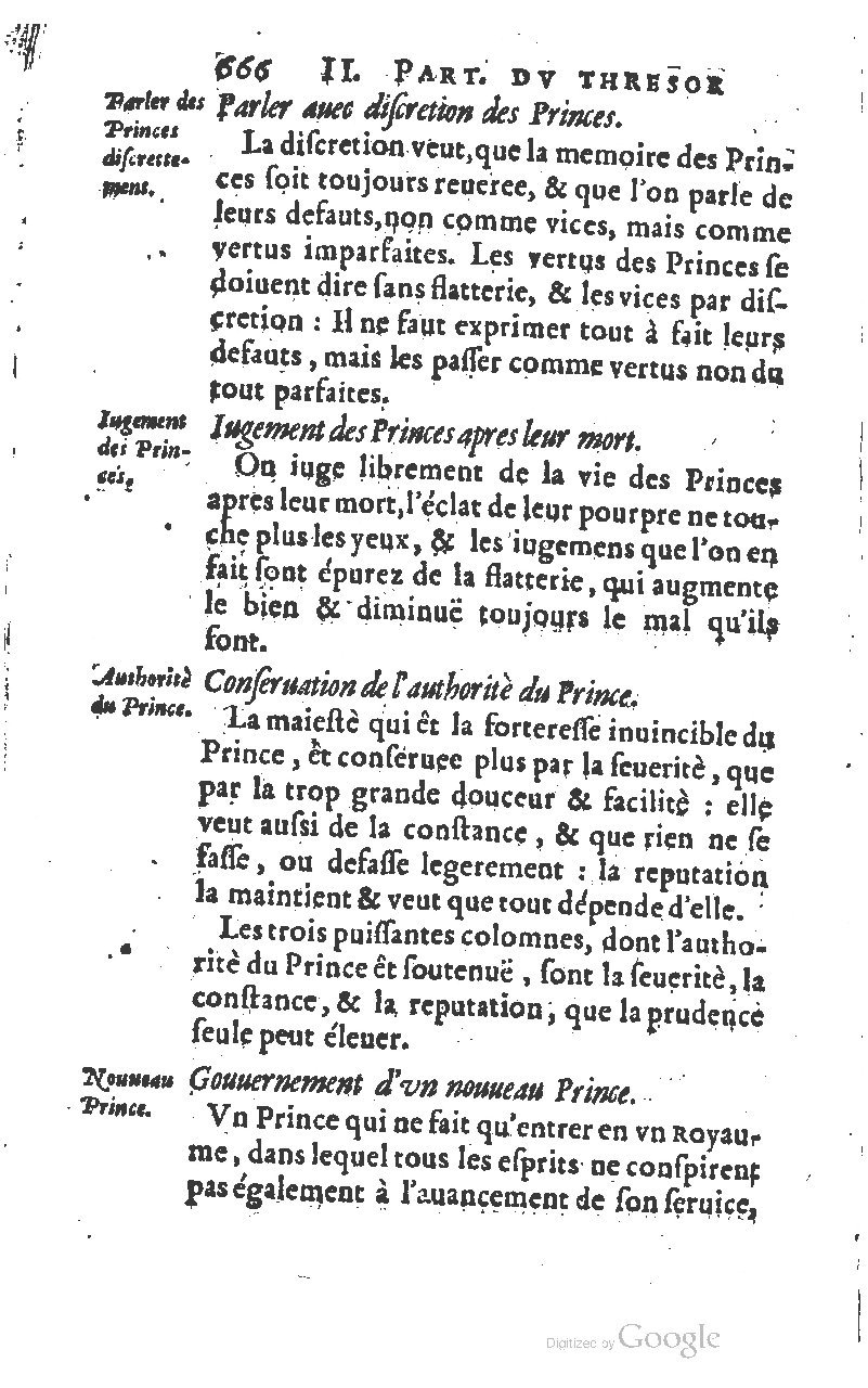 1610 - Louis Coste - Trésor de l’éloquence française (Seconde partie) - BM Lyon