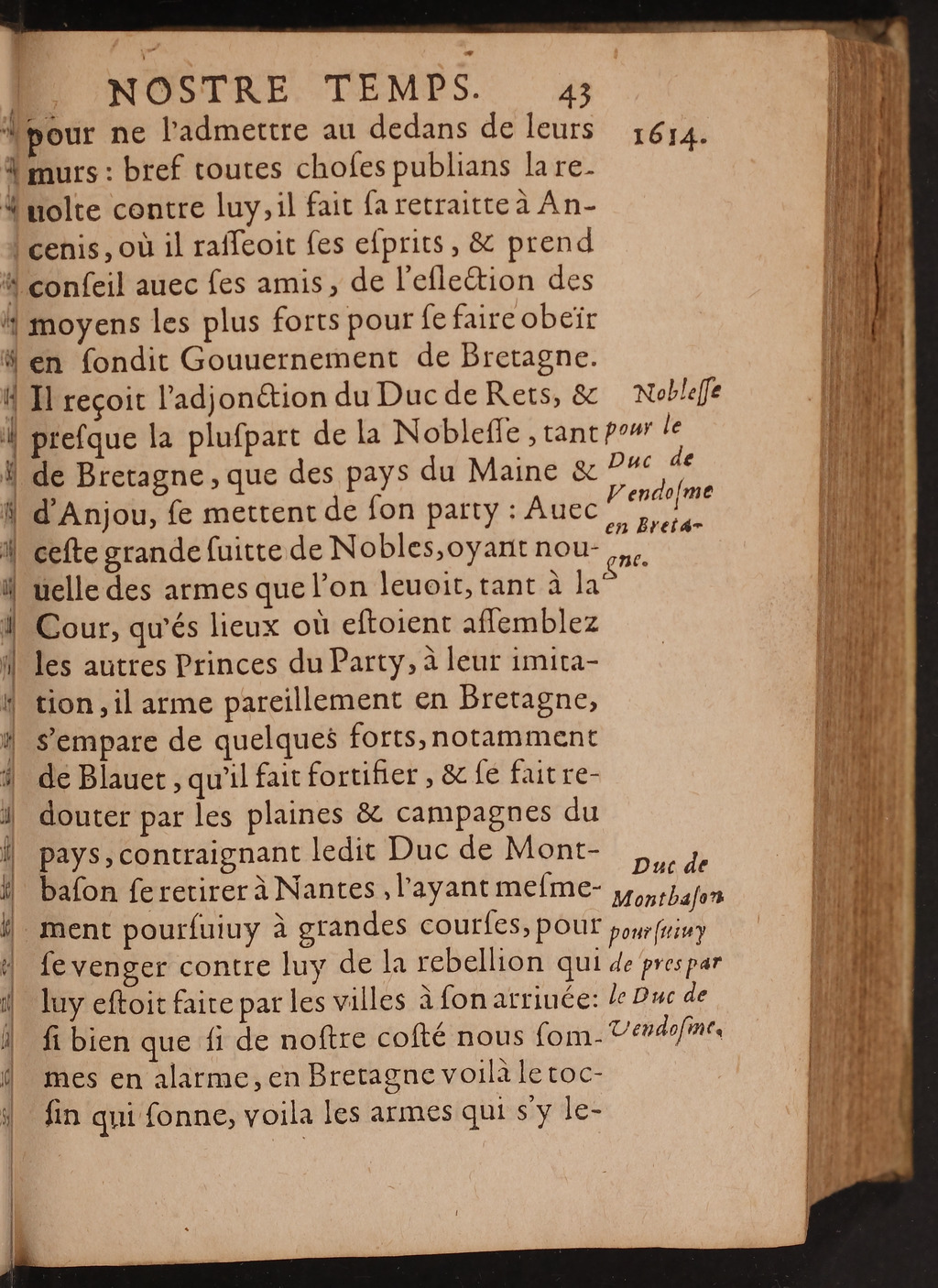 1626 - Joseph Bouillerot - Trésor de l’histoire générale de notre temps - BnF Arsenal