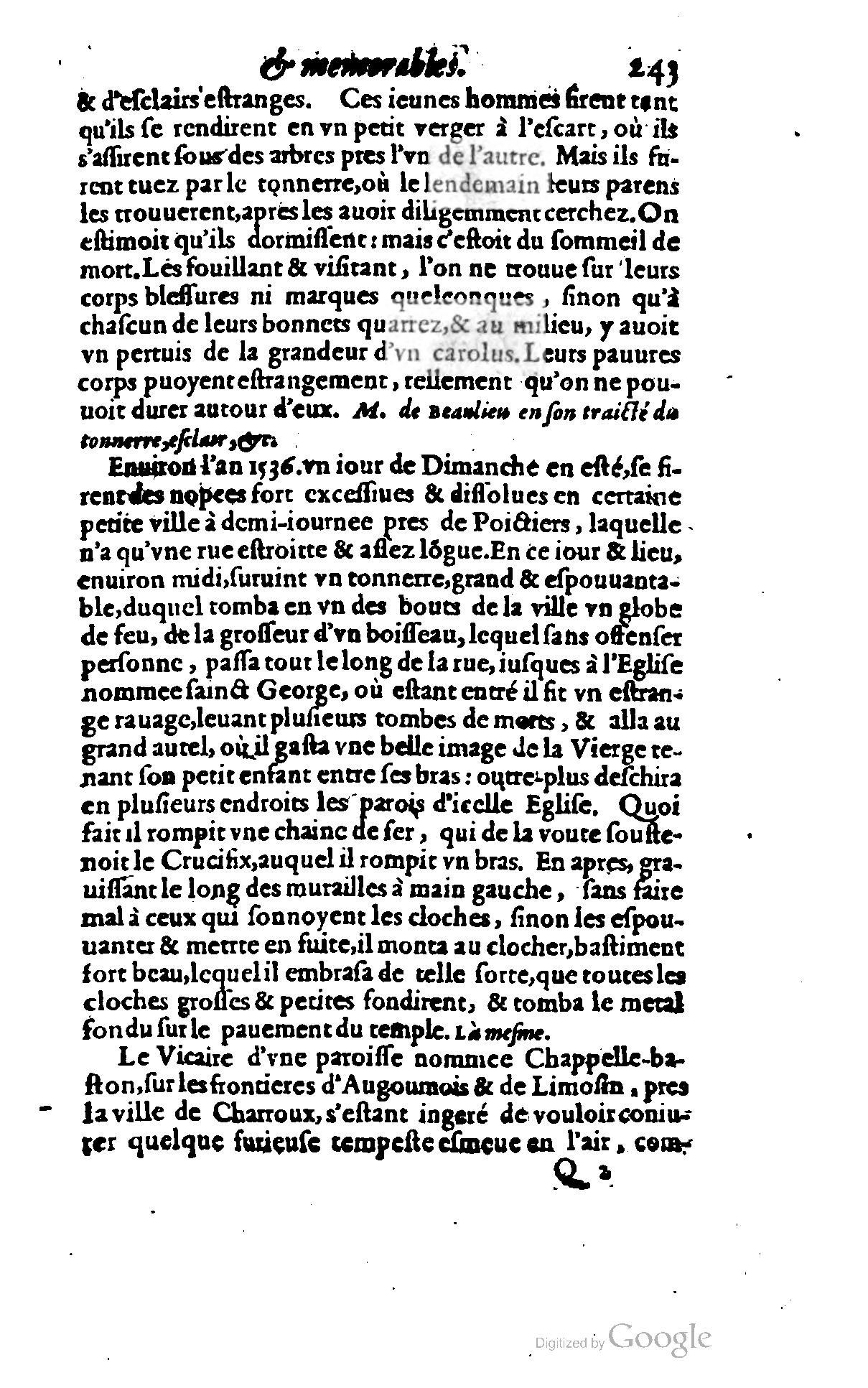 1620 - Samuel Crespin - Trésor d’histoires admirables et mémorables - BCU Lausanne