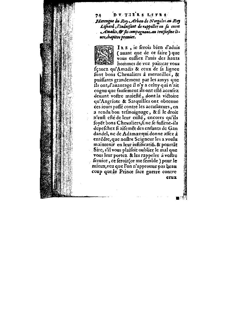 1572 - Veuve Gabriel Cotier - Trésor des Amadis - BM Lyon