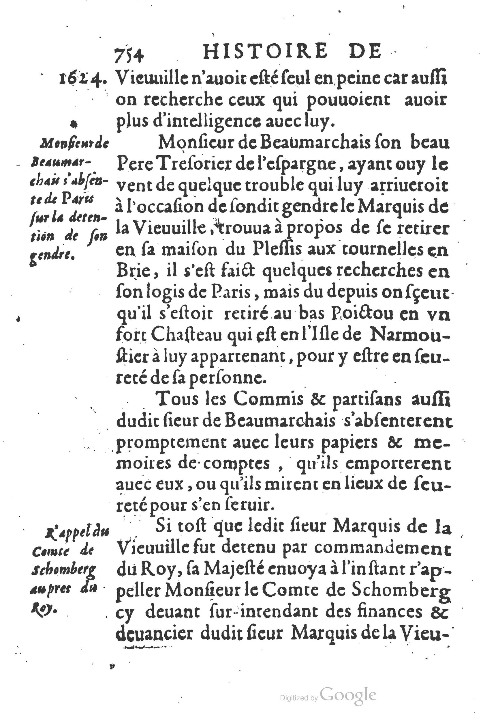 1626 - Joseph Bouillerot - Trésor de l’histoire générale de notre temps - BSB Munich