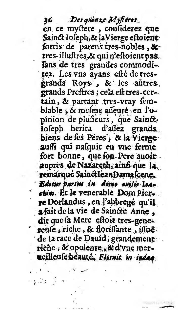 1646 - Jean Piot - Trésor inestimable de Saint-Joseph - BNC Rome