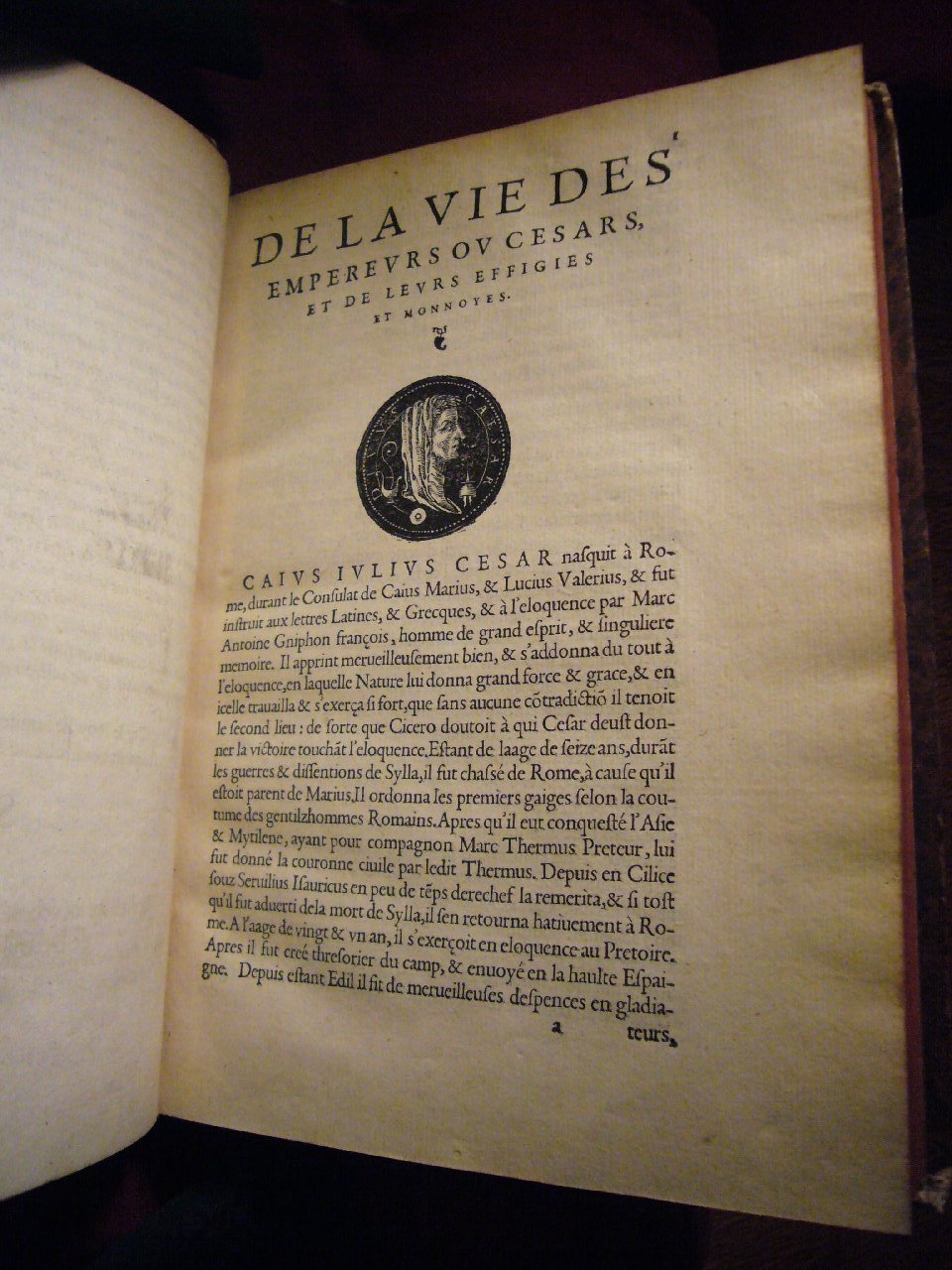 1553 - Jacopo Strada et Thomas Guérin - Épitome du Trésor des antiquités - BnF