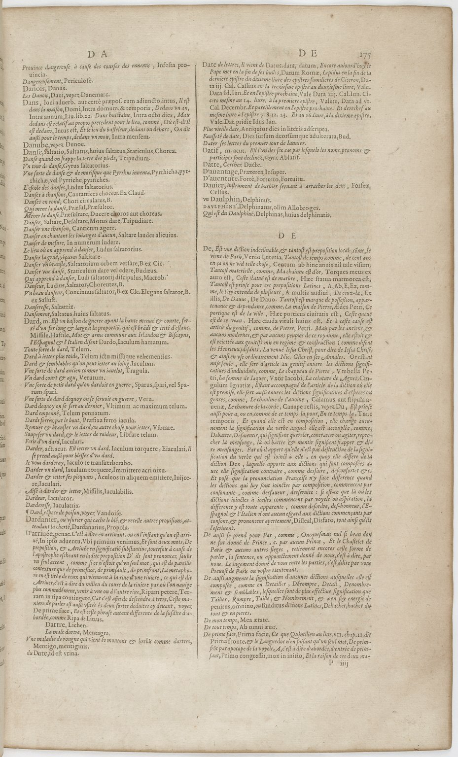 1606 - David Douceur - Trésor de la langue française - BnF