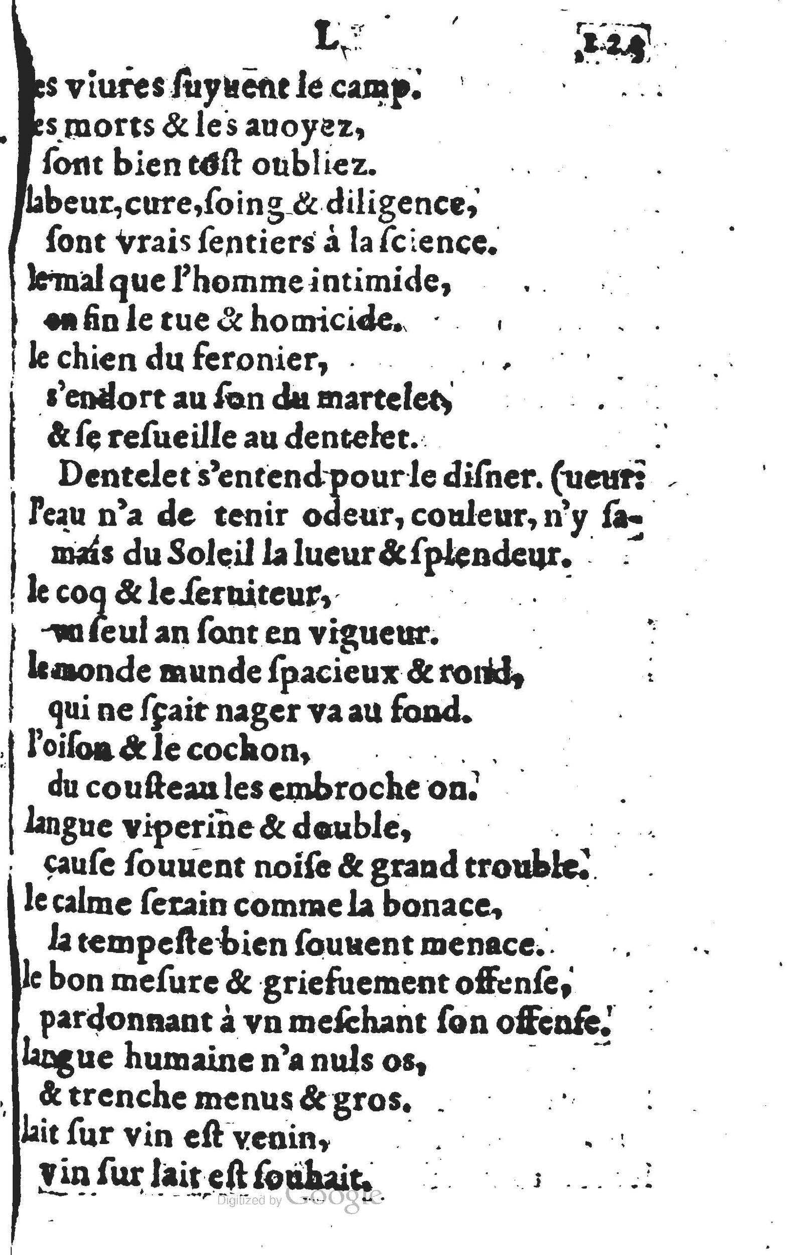 1578 - Nicolas Lescuyer - Trésor des sentences dorées - UGent
