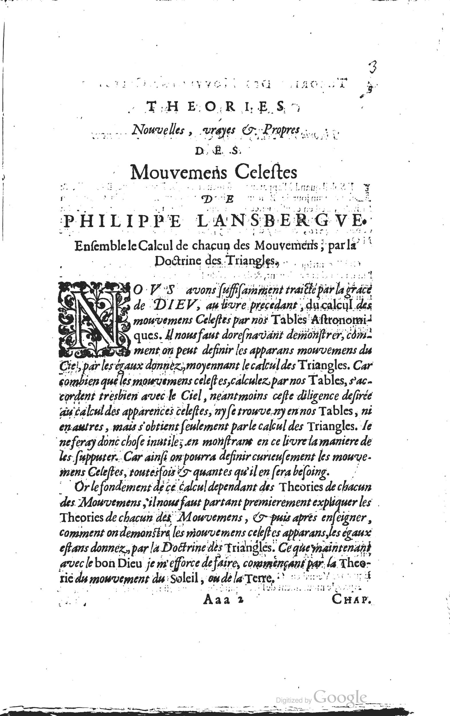 1634 - Zacharie Roman - Les Tables perpétuelles - Universiteit Leiden