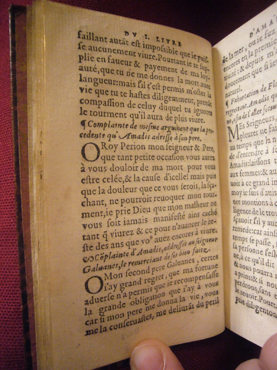 1564 - Vincent Norment et Jeanne Bruneau - Trésor des Amadis - BnF