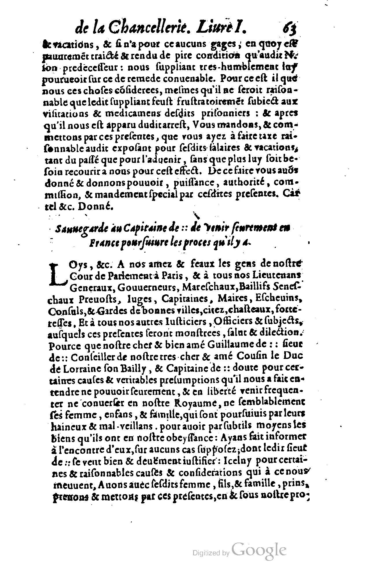 1614 - Jean Richer - Trésor du nouveau style et protocole de la chancellerie de France - BSB Munich