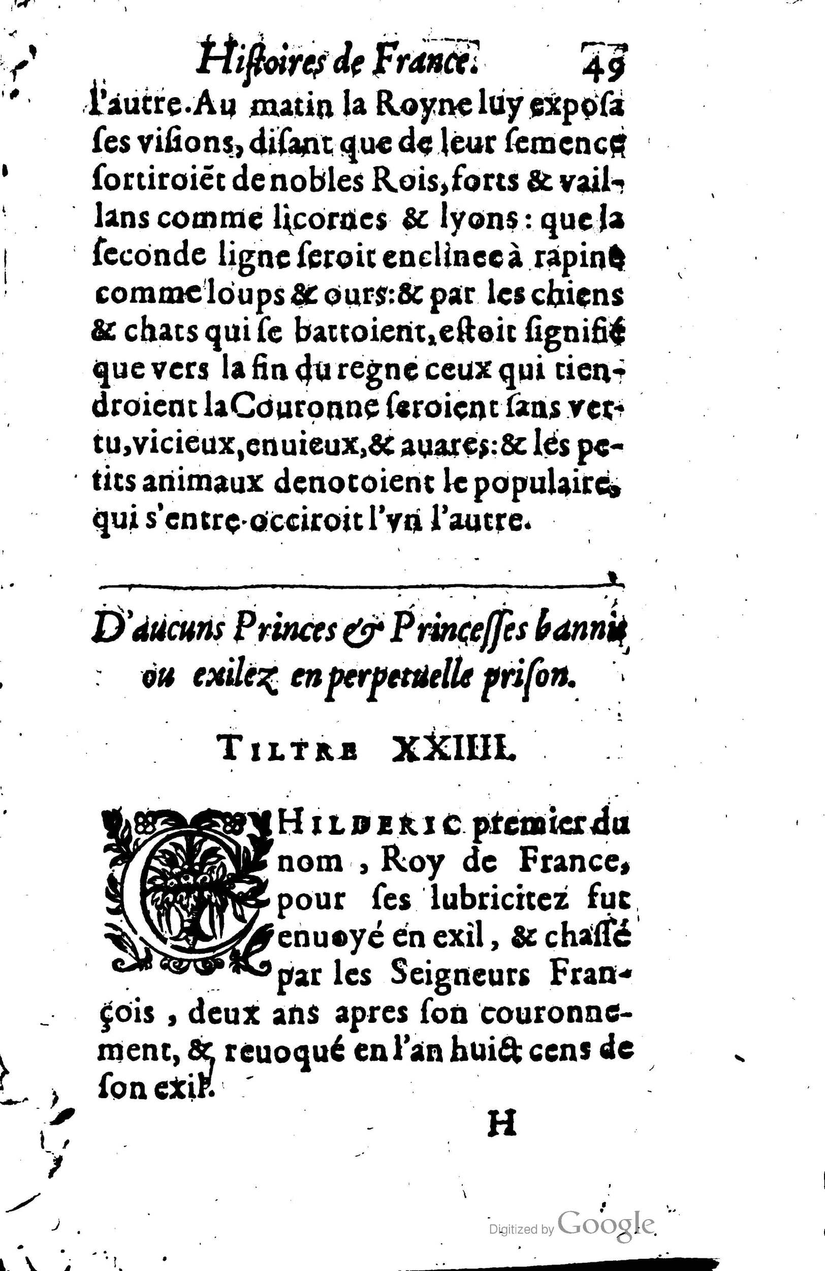 1619 - Jean Corrozet - Trésor des histoires de France - BSB Munich