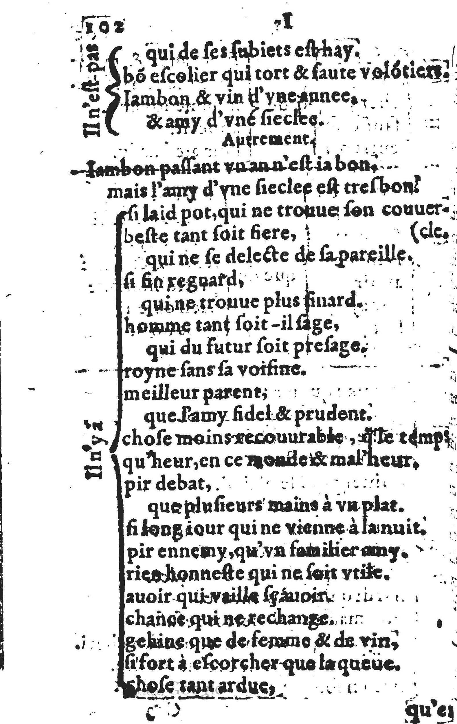 1578 - Nicolas Lescuyer - Trésor des sentences dorées - UGent