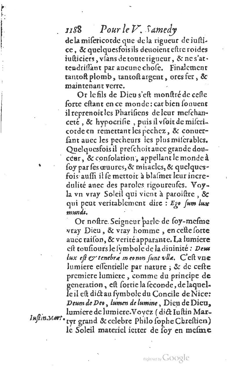 1607 - Nicolas Du Fossé - Trésor quadragésimal - T 01 - BM Lyon