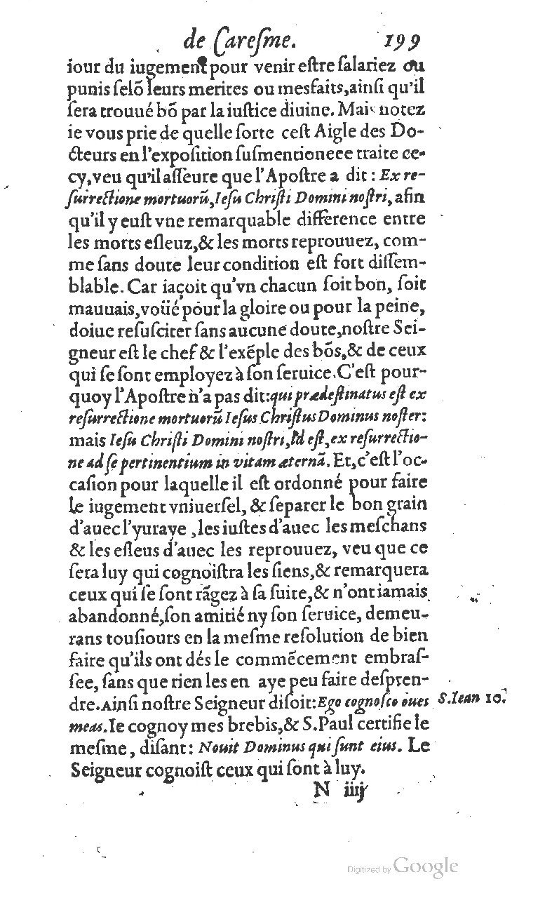 1607 - Nicolas Du Fossé - Trésor quadragésimal - T 01 - BM Lyon