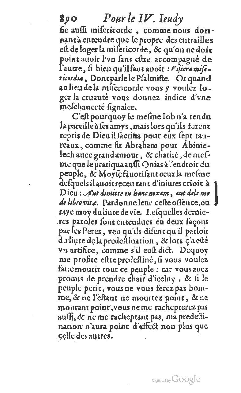 1607 - Nicolas Du Fossé - Trésor quadragésimal - T 01 - BM Lyon