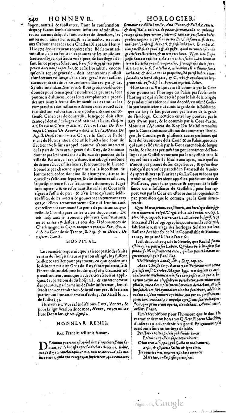 1629 - Veuve Nicolas Buon - Trésor du droit français (29620 T. 2) - BM Lyon