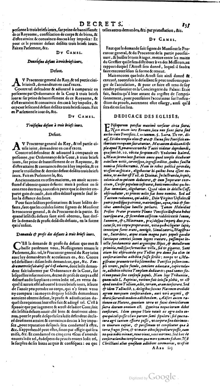 1629 - Veuve Nicolas Buon - Trésor du droit français (21754 T. 1) - BM Lyon