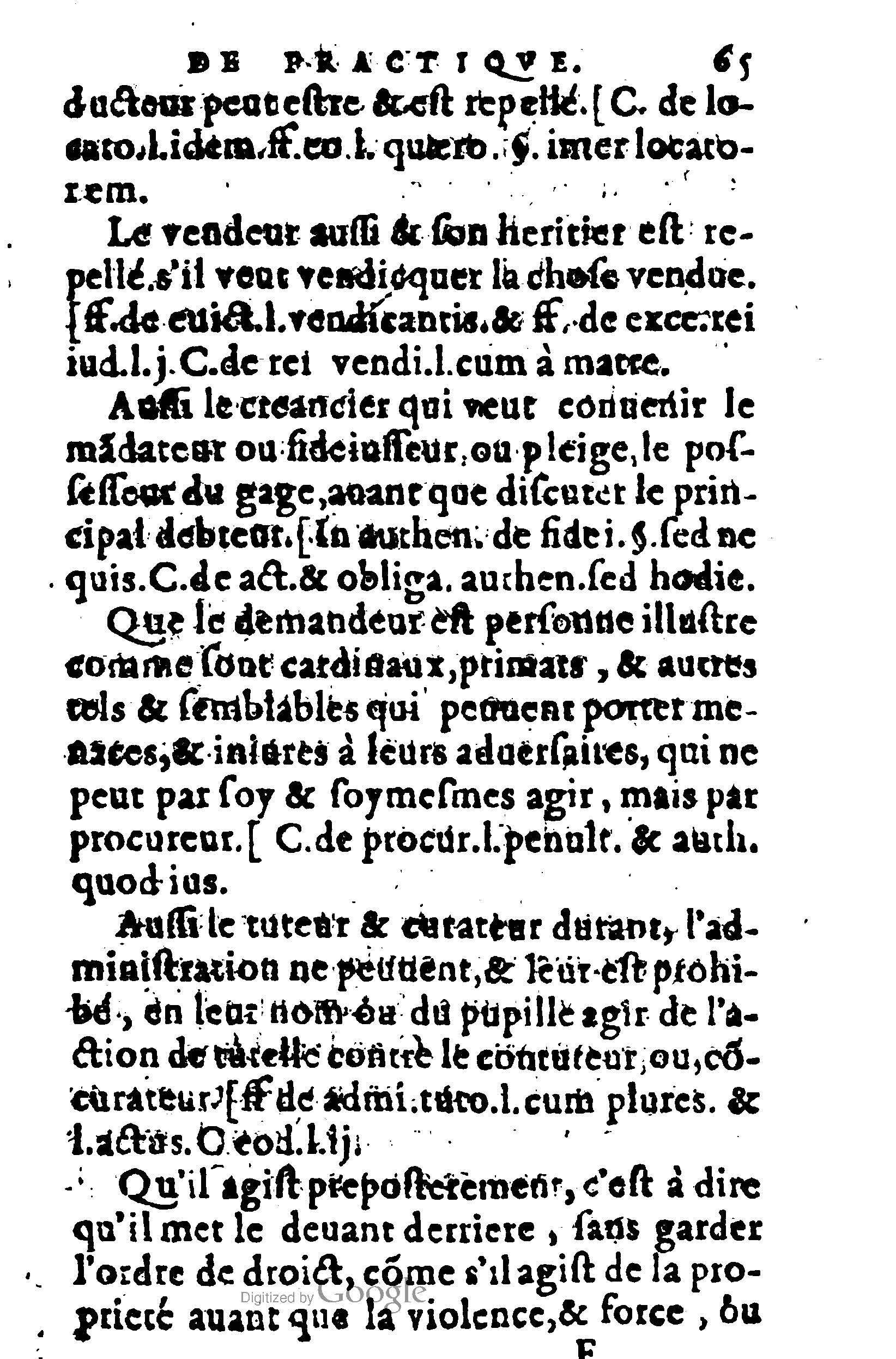 1605 - Pierre Rigaud - Trésor de pratique pour les juges - BM Lyon 1605 - Pierre Rigaud - Trésor de pratique pour les juges - BM Lyon