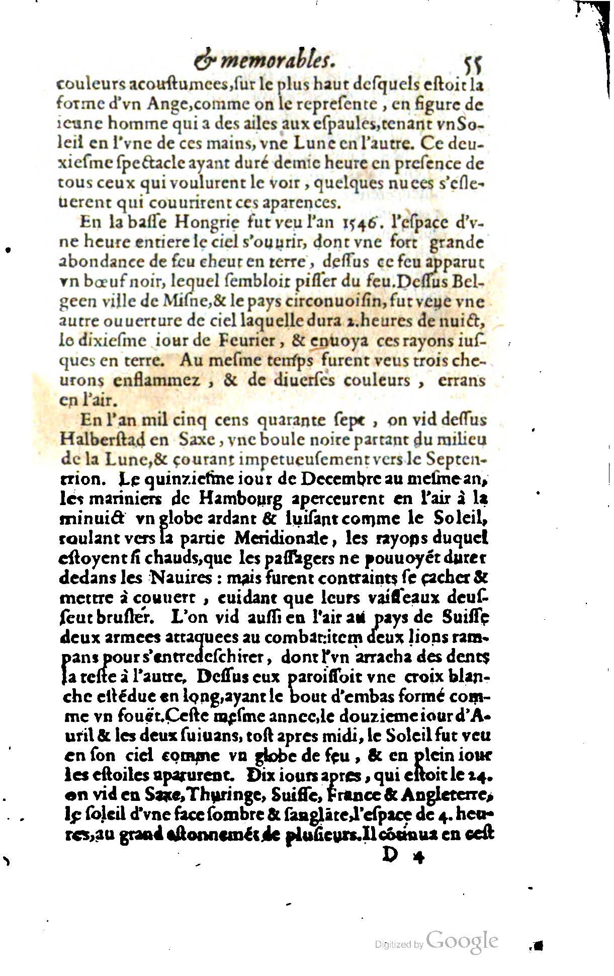 1620 - Samuel Crespin - Trésor d’histoires admirables et mémorables - BCU Lausanne