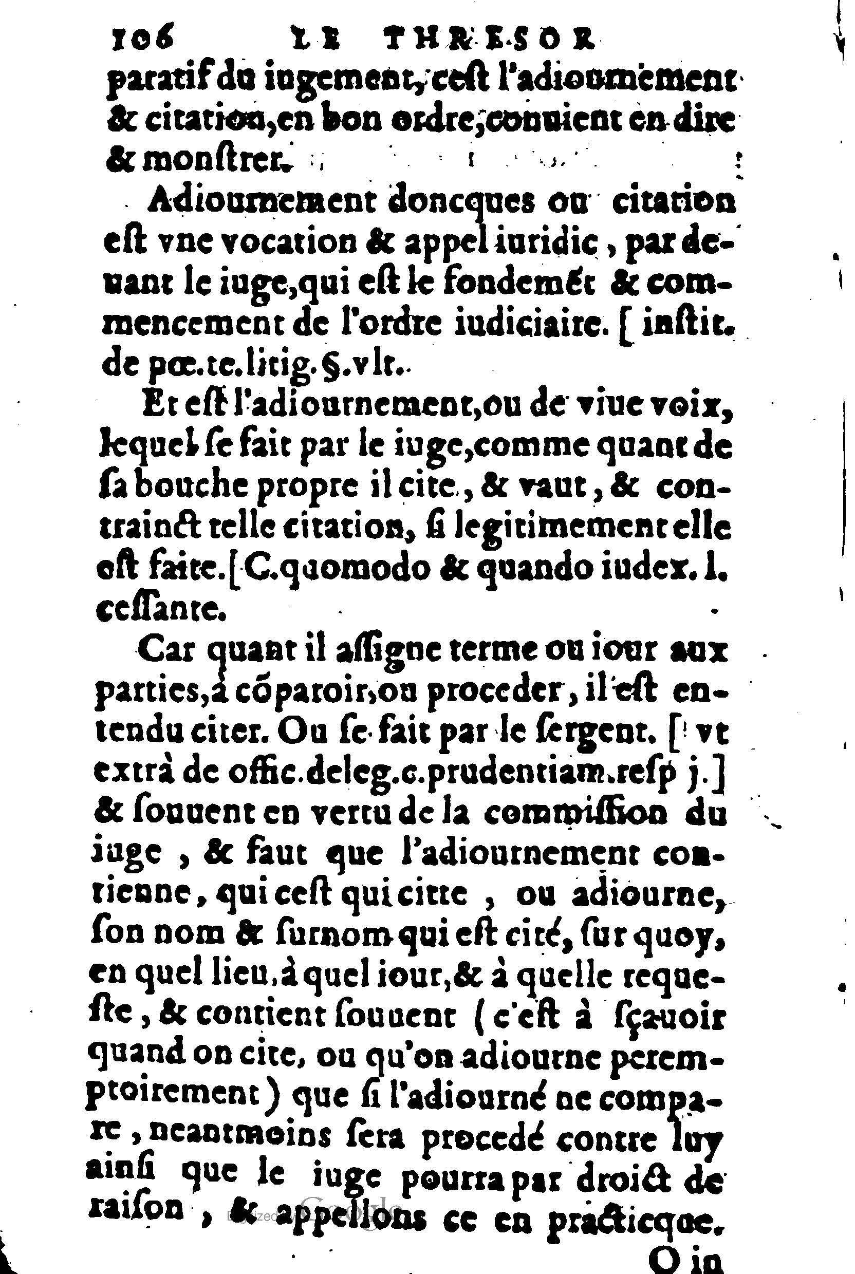 1605 - Pierre Rigaud - Trésor de pratique pour les juges - BM Lyon 1605 - Pierre Rigaud - Trésor de pratique pour les juges - BM Lyon