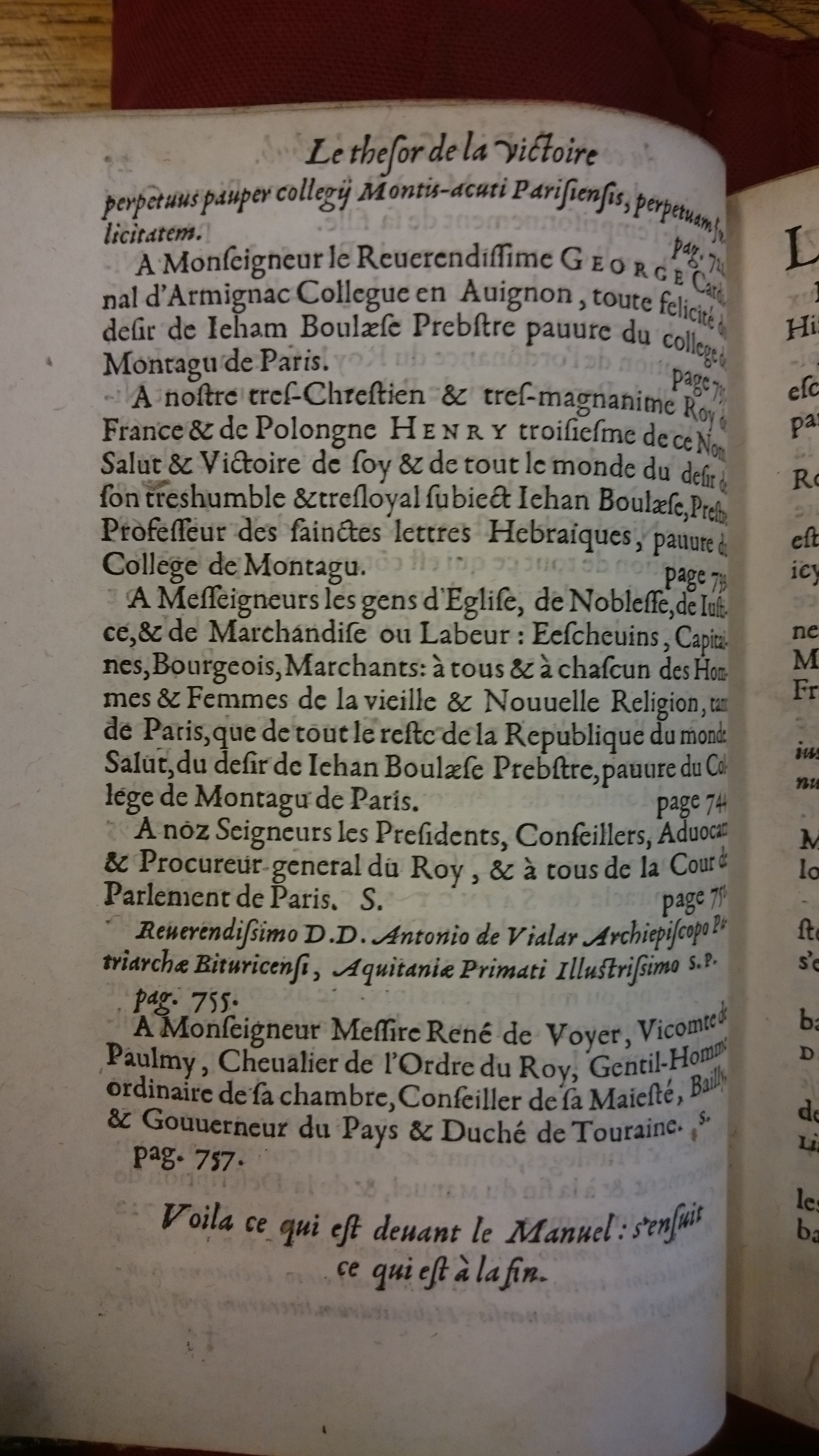 1578 - Nicolas Chesneau - Trésor et entière histoire de la triomphante victoire du corps de Dieu sur l’esprit malin - BM Lyon 1578 - Nicolas Chesneau - Trésor et entière histoire de la triomphante victoire du corps de Dieu sur l’esprit malin - BM Lyon