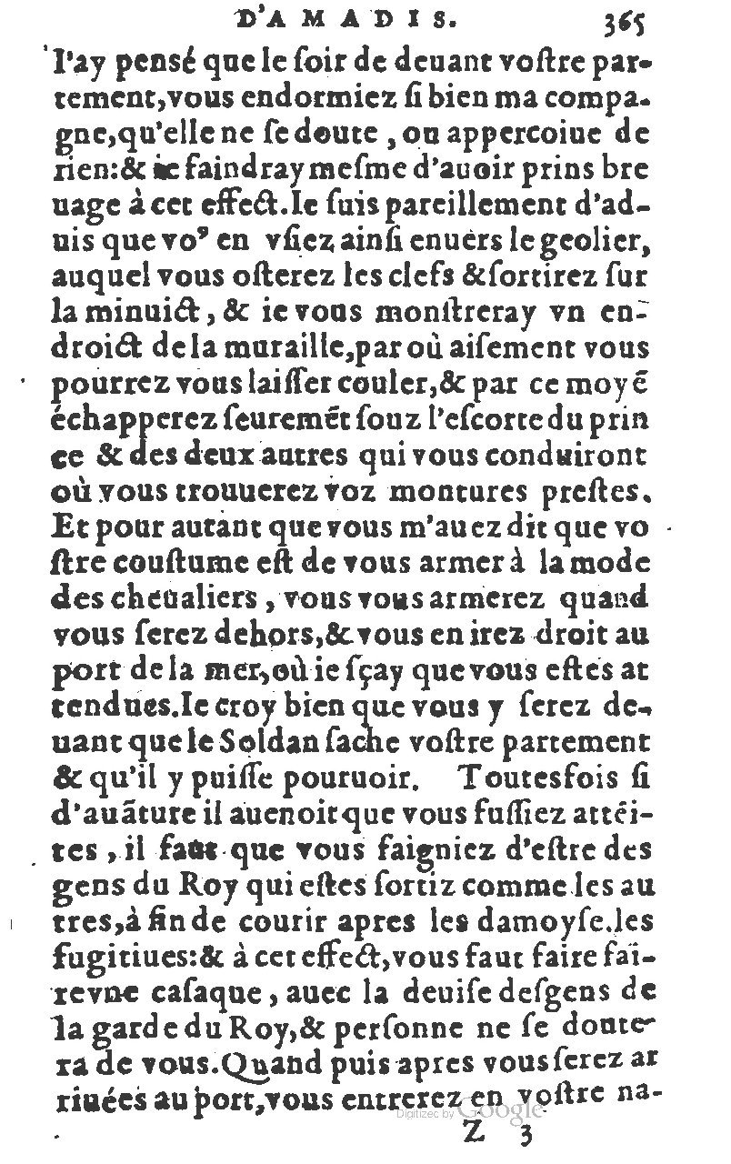 1582 - Jean Huguetan - Trésor des Amadis T. 1 - BM Lyon 1582 - Jean Huguetan - Trésor des Amadis T. 1 - BM Lyon