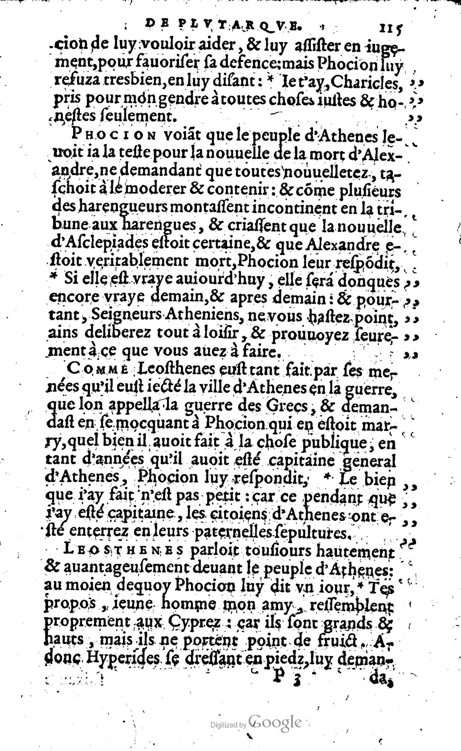 1568 - Willem Silvius - Trésor des vies de Plutarque - Anvers Plantin-Moretus