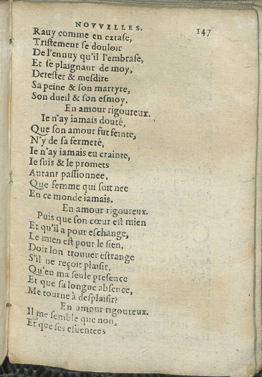 1575 - Pierre Brenouzet - Trésor de tous les recueils de chansons, tant amoureuses, rustiques, que musicales - Det KLG Copenhague