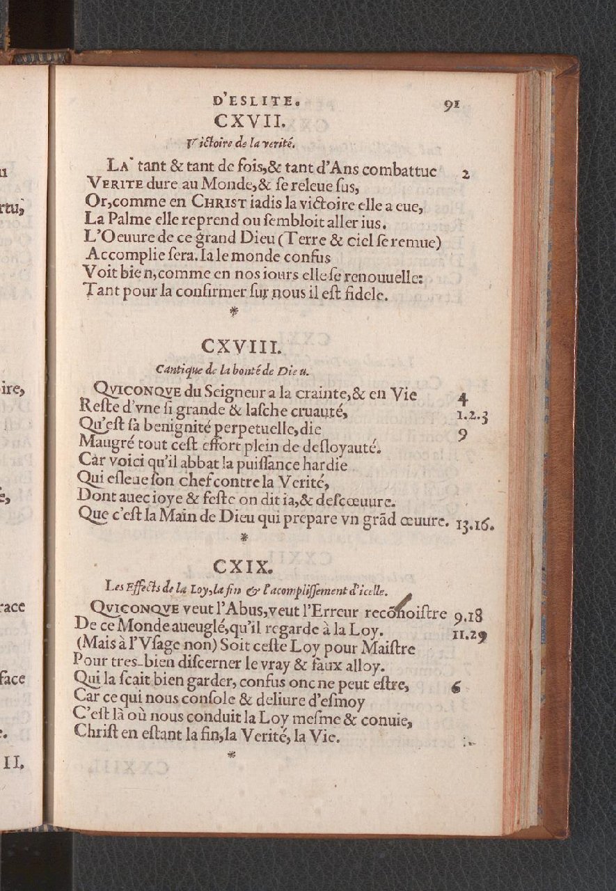1577 - Jean de Laon - Trésor des 150 psaumes de David - Genève