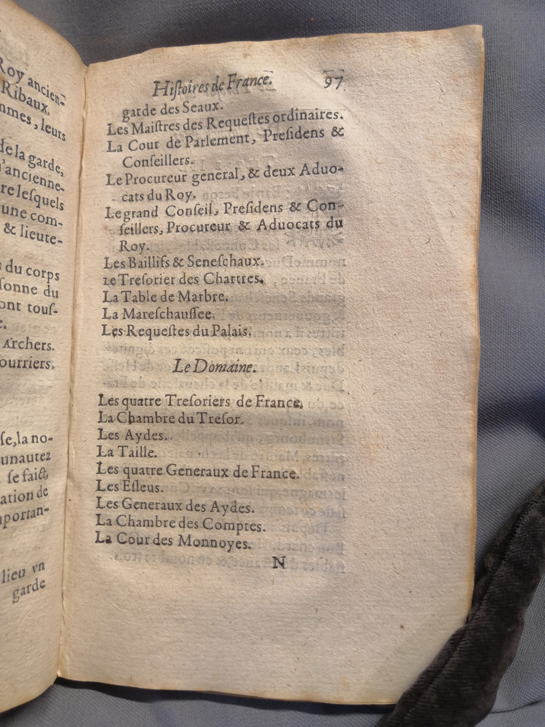 1614 - Jean Corrozet - Trésor des histoires de France - Amsterdam
