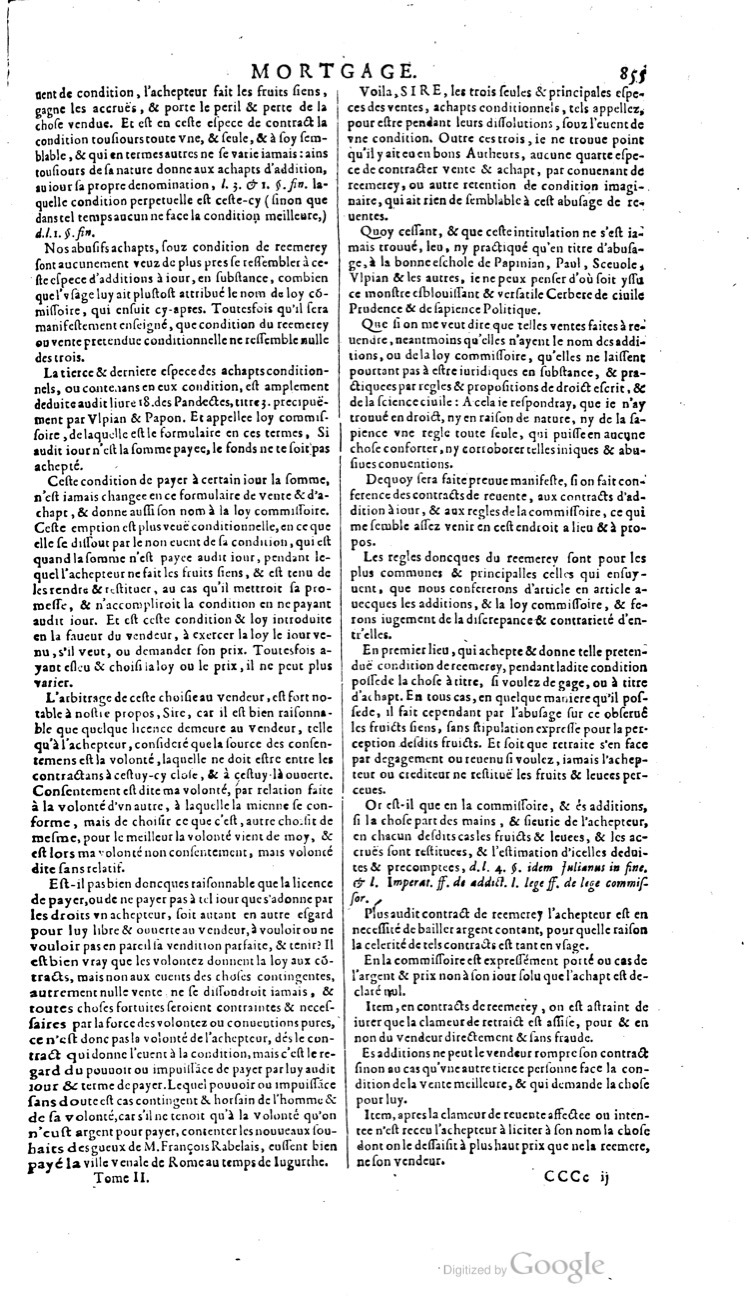 1629 - Veuve Nicolas Buon - Trésor du droit français (21754 T. 2) - BM Lyon