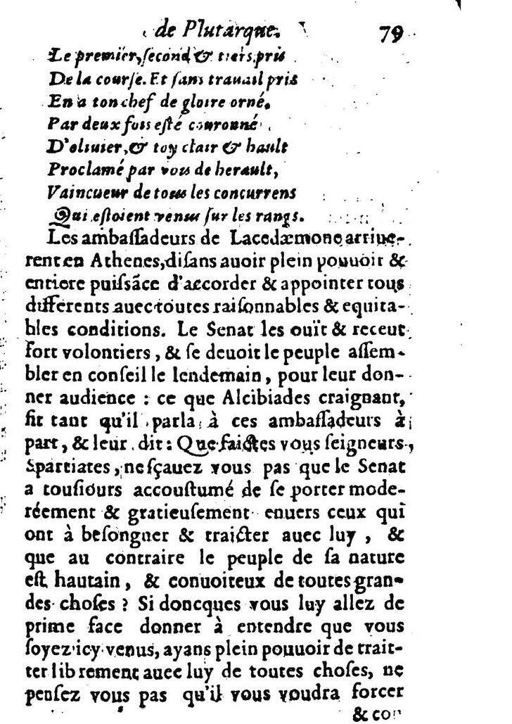 1611 - Pierre Rigaud - Trésor des vies de Plutarque - BM Lyon