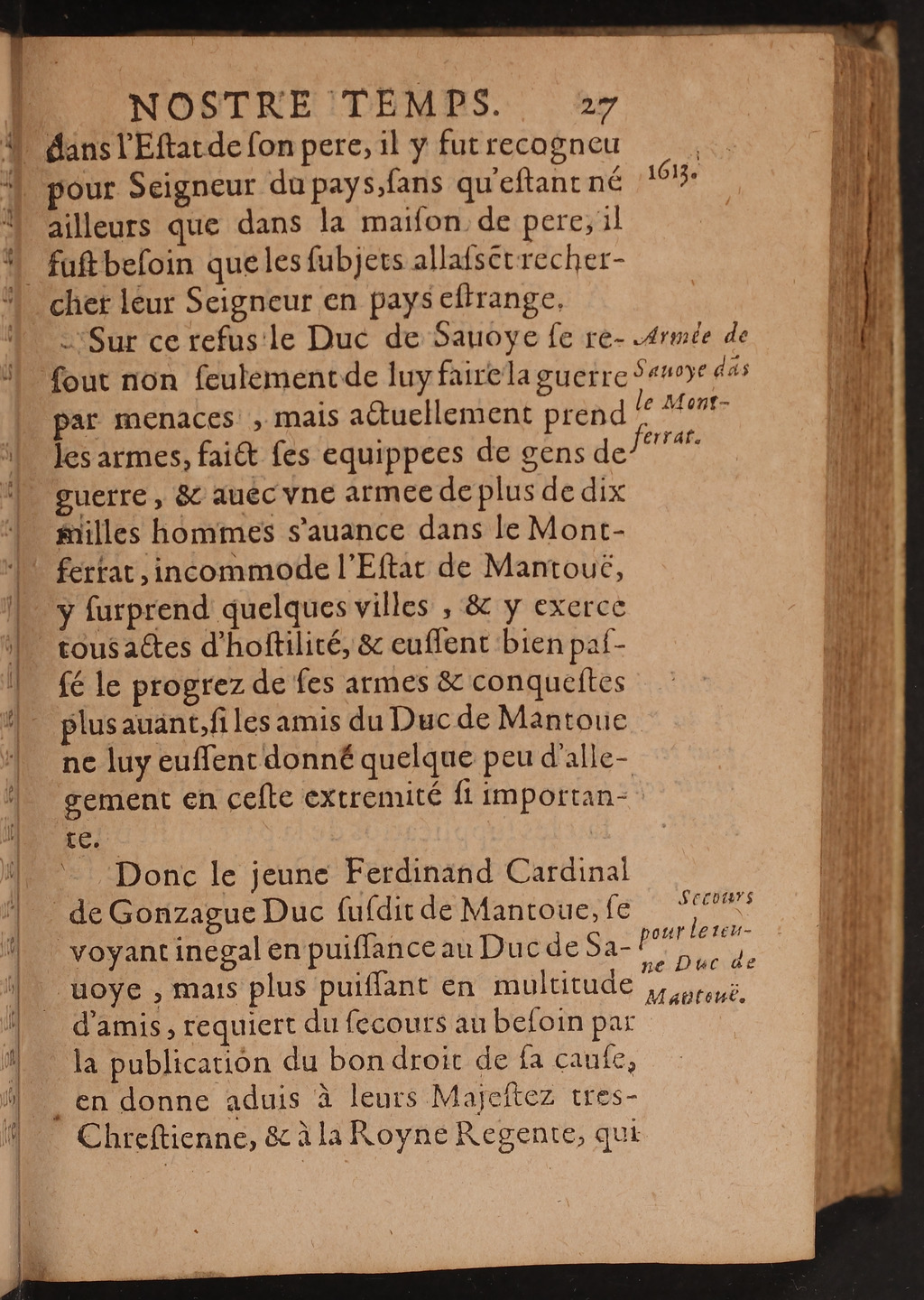 1626 - Joseph Bouillerot - Trésor de l’histoire générale de notre temps - BnF Arsenal