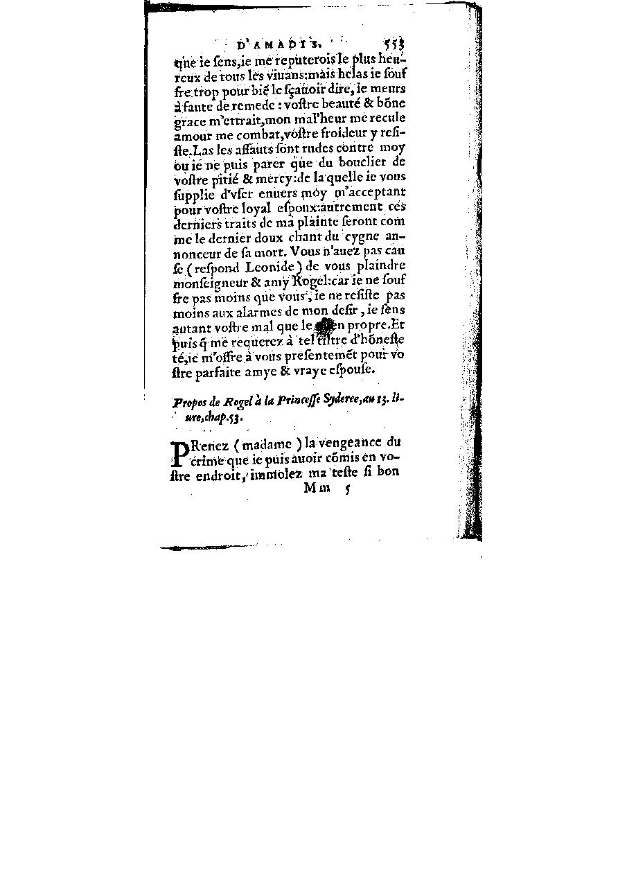 1572 - Veuve Gabriel Cotier - Trésor des Amadis - BM Lyon