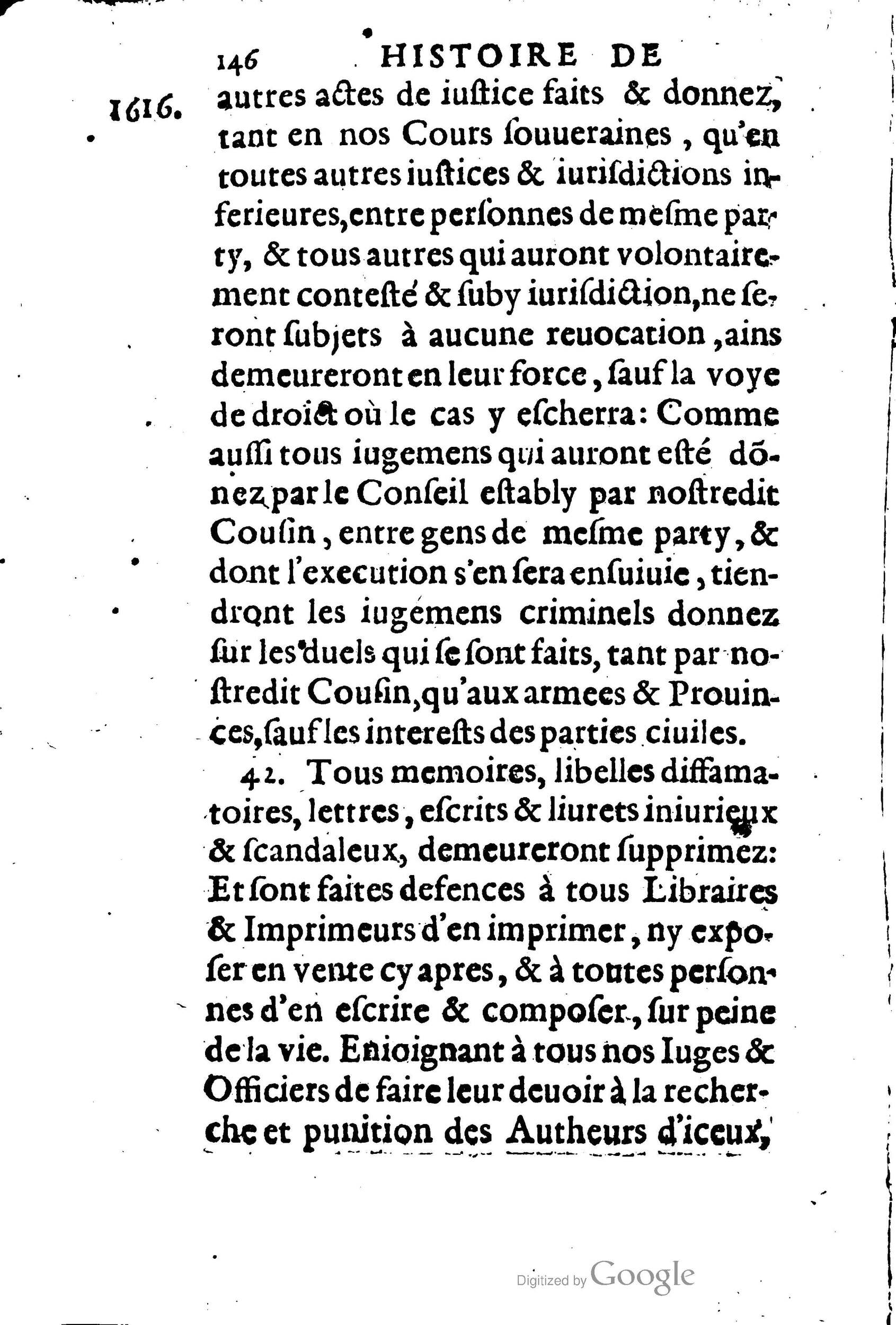 1623 - Joseph Bouillerot - Trésor de l’histoire générale de notre temps - BM Lyon