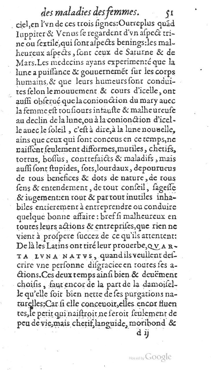 1585 - Jacques du Puis - Trésor des remèdes secrets pour les maladies des femmes - BnF
