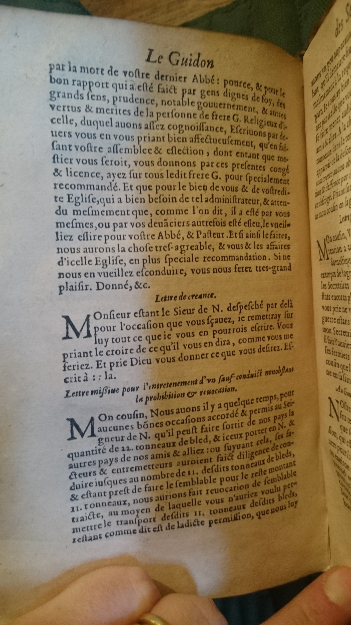1599 - Abel Langelier - Trésor du nouveau style et protocole de chancellerie - BnF