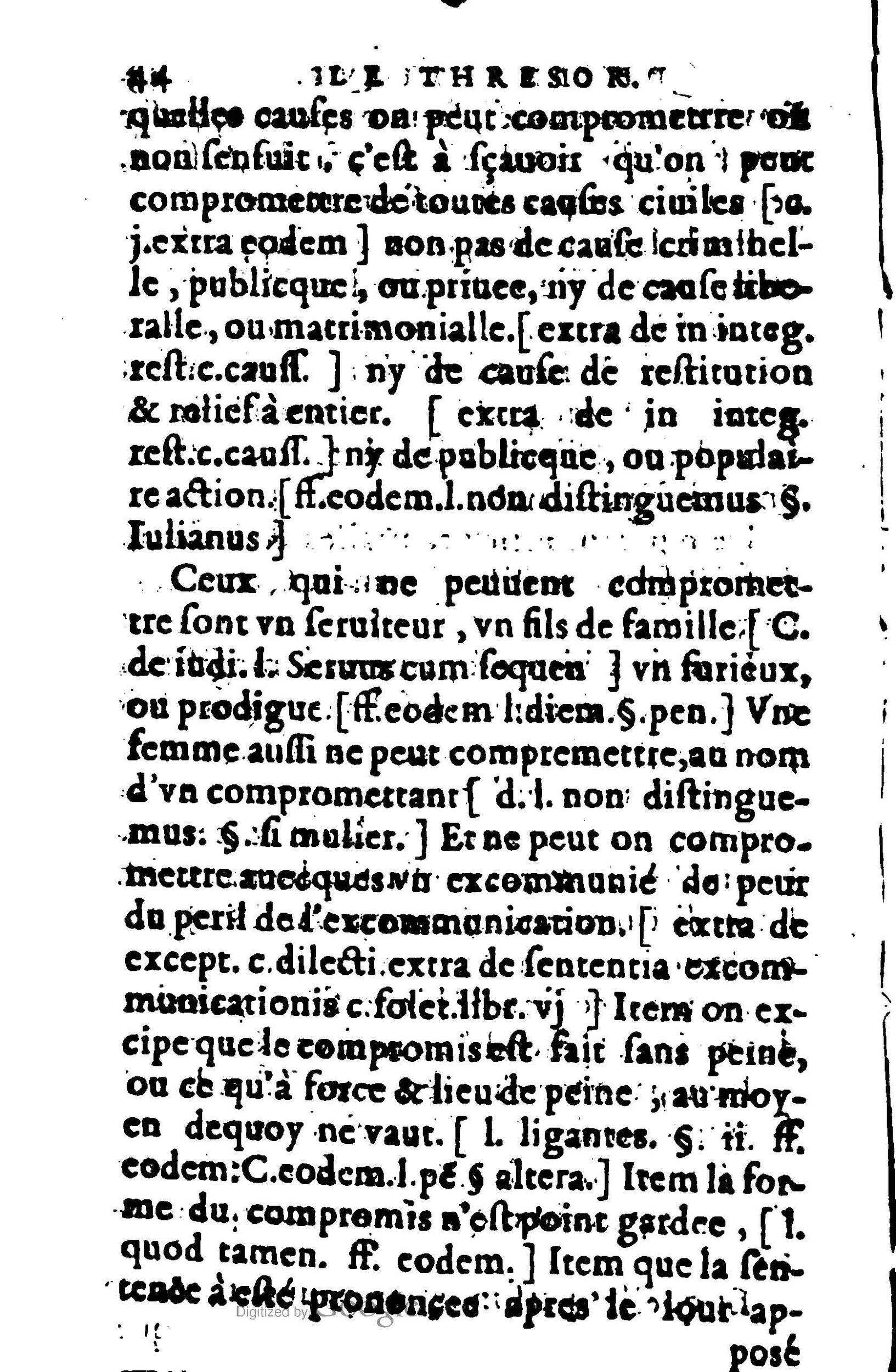 1605 - Pierre Rigaud - Trésor de pratique pour les juges - BM Lyon 1605 - Pierre Rigaud - Trésor de pratique pour les juges - BM Lyon