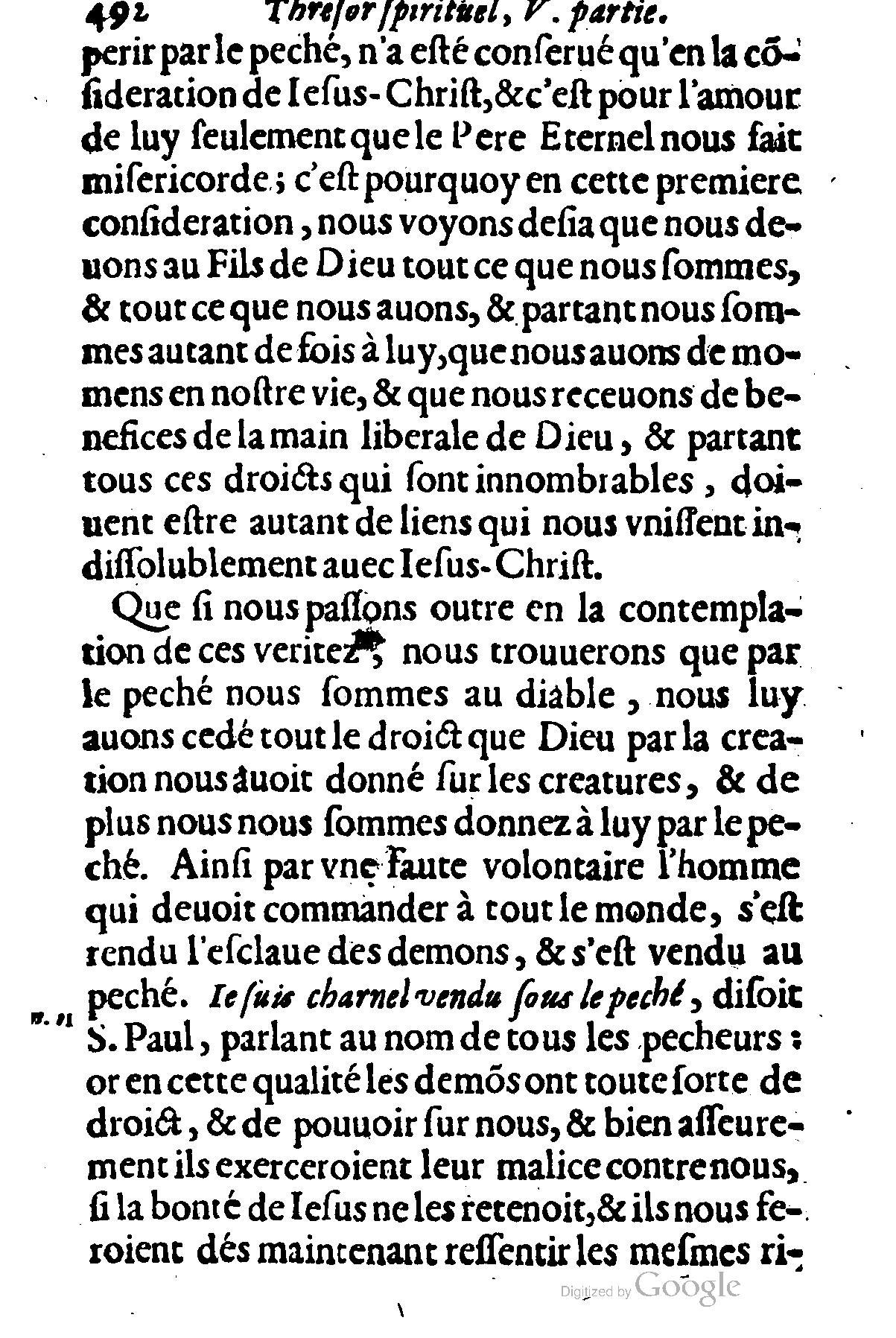 1635 - Sébastien Huré - Trésor spirituel contenant les obligations - BM Lyon