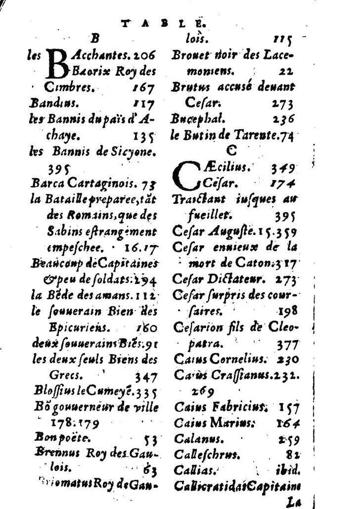 1611 - Pierre Rigaud - Trésor des vies de Plutarque - BM Lyon