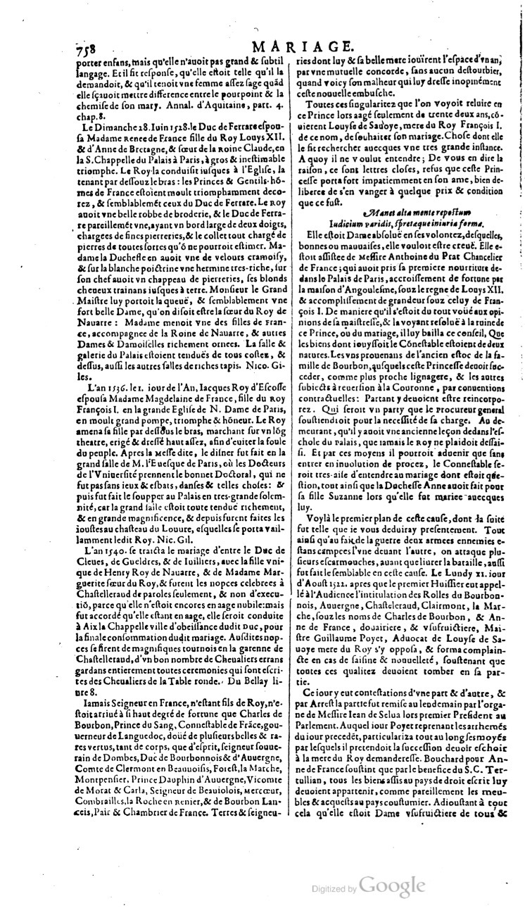 1629 - Veuve Nicolas Buon - Trésor du droit français (21754 T. 2) - BM Lyon
