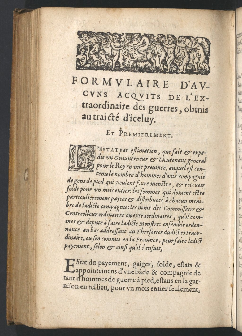 1599 - Claude de Monstr’oeil et Jean Richer - Trésor des instructions des finances - BnF