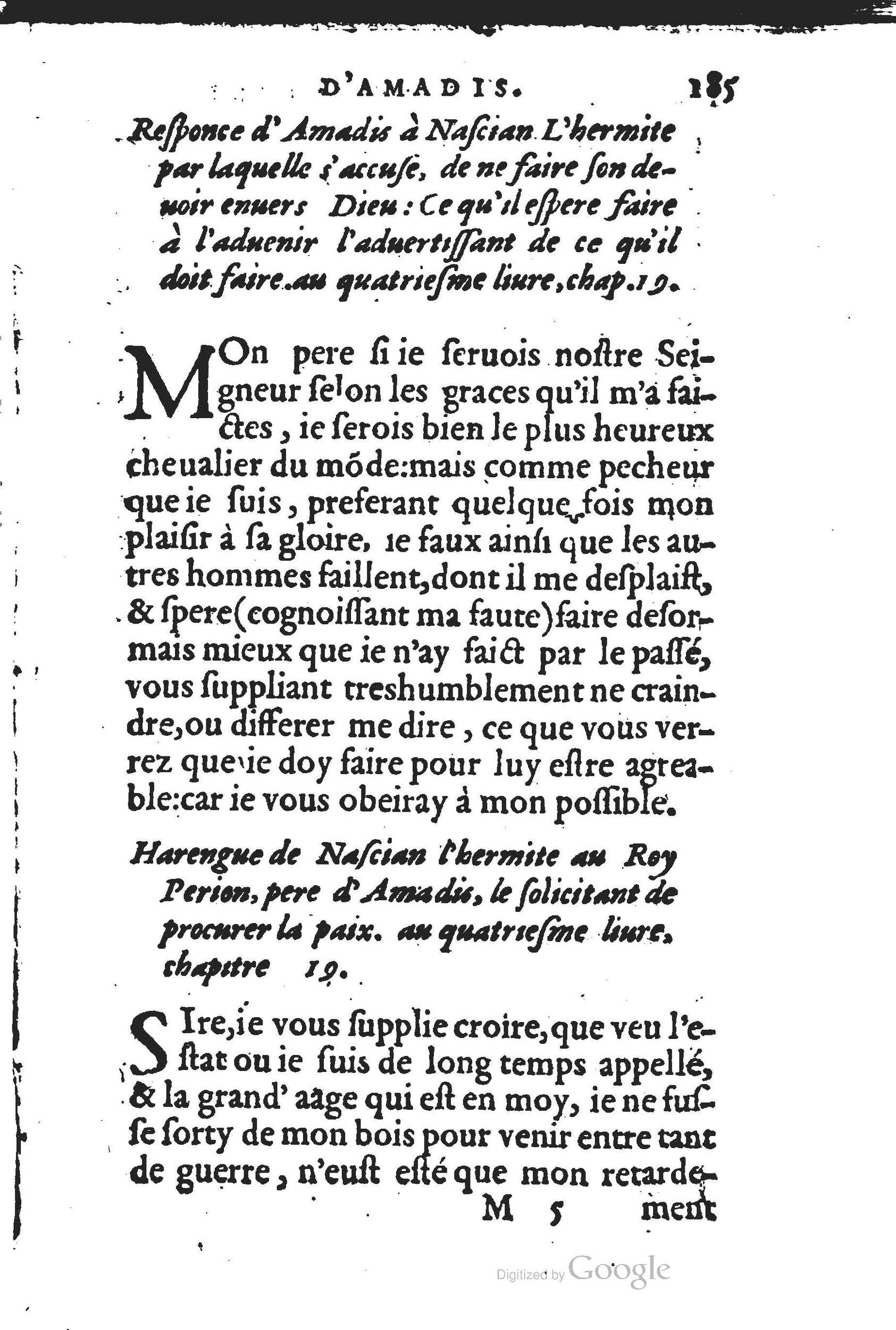 1560 - Jean d’Ogerolles et Gabriel Cotier Lyon - Trésor des Amadis - BSB Munich