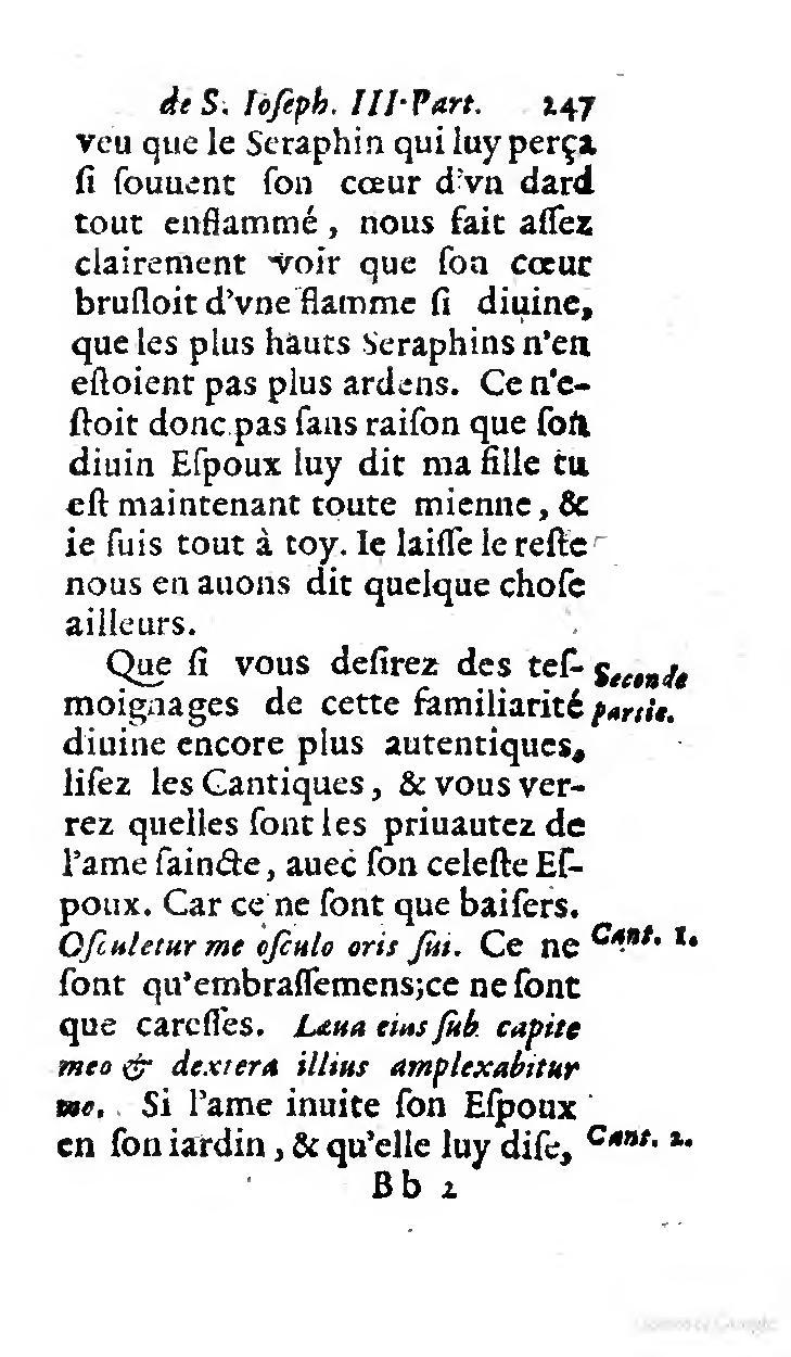 1646 - Jean Piot - Trésor inestimable de Saint-Joseph - BNC Rome