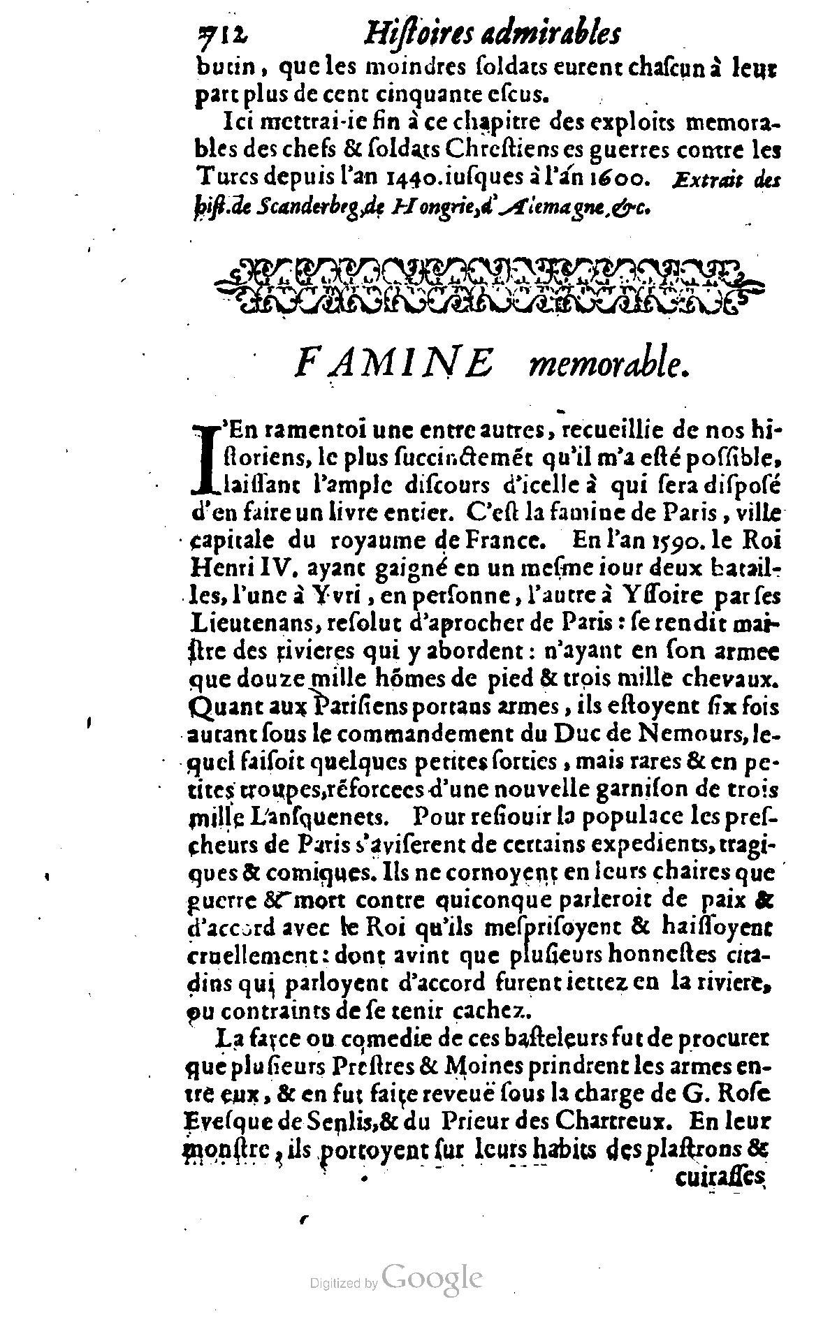 1628 - Jacques Crespin - Trésor d’histoires admirables et mémorables - BSB Munich